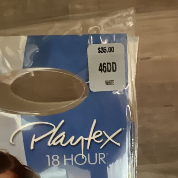 Playtex 18‎ Hour Bra 4693 Wirefree Original Comfort Strap Full Coverage 46DD - Picture 2 of 4